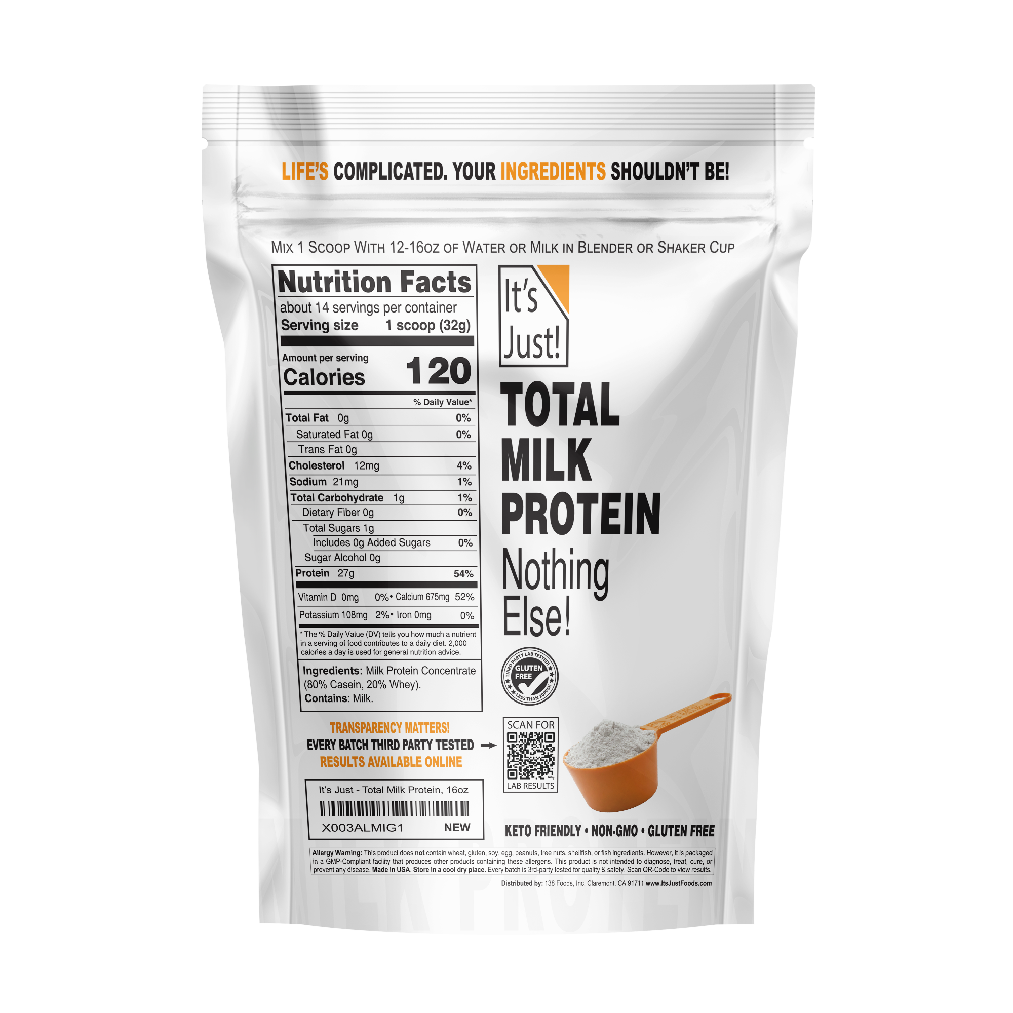 It's Just! - Total Milk Protein