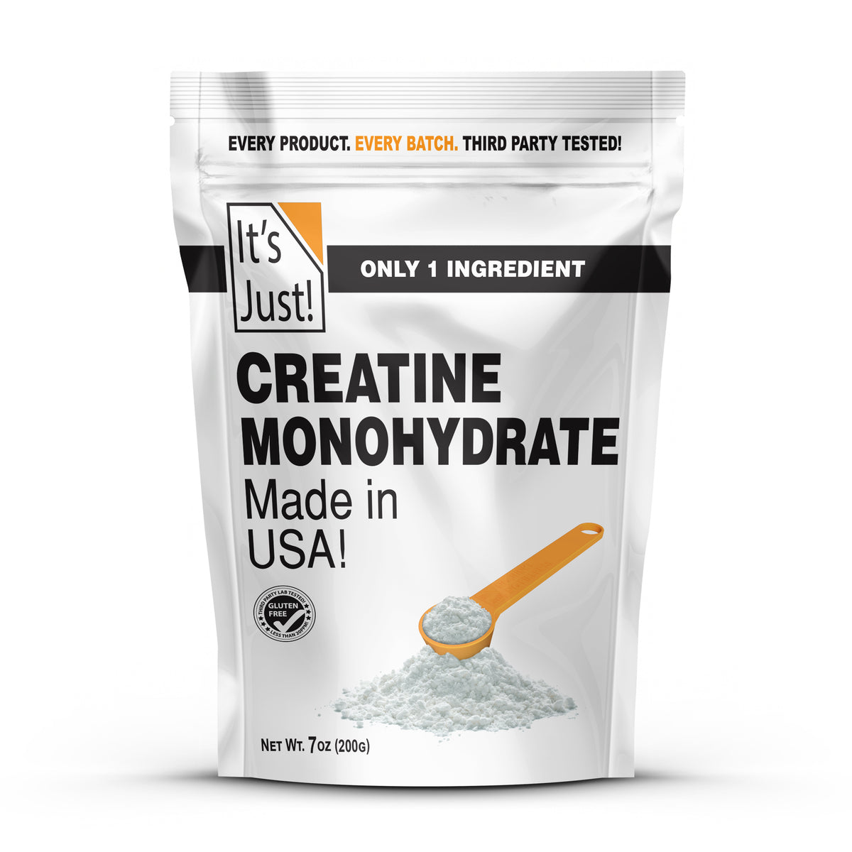 It's Just! - Creatine Monohydrate Powder, Made in USA