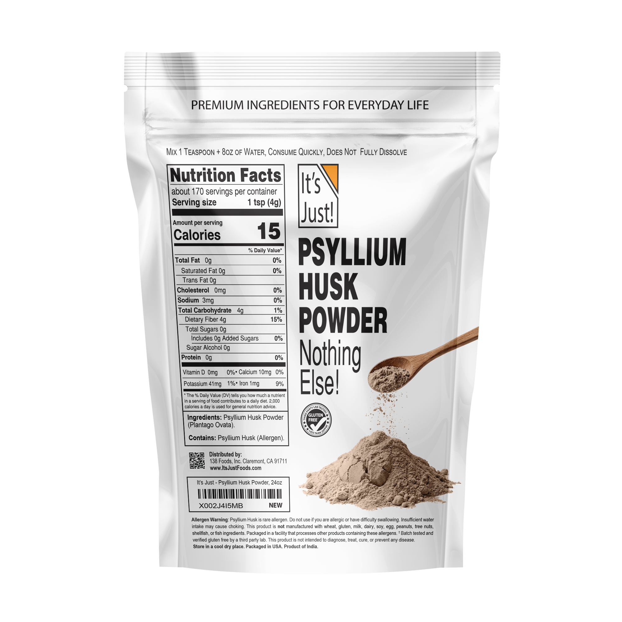 It's Just! - Psyllium Husk Powder