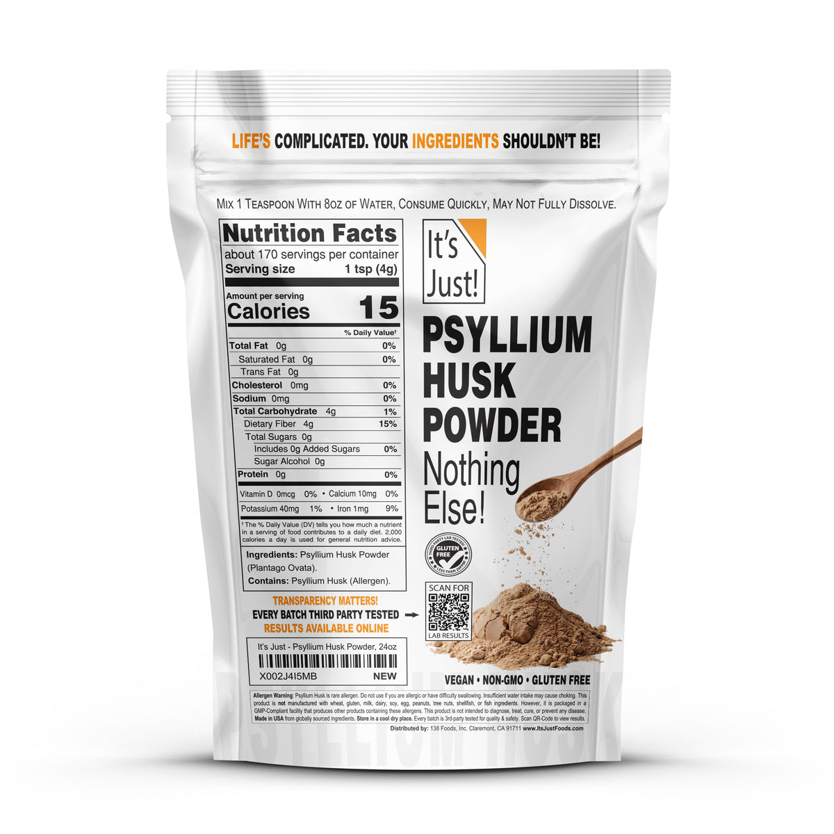 It's Just! - Psyllium Husk Powder