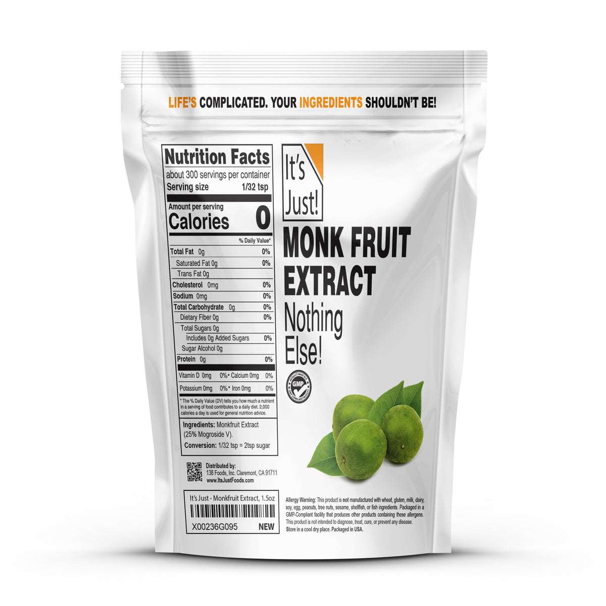 It's Just! - Monk Fruit Extract