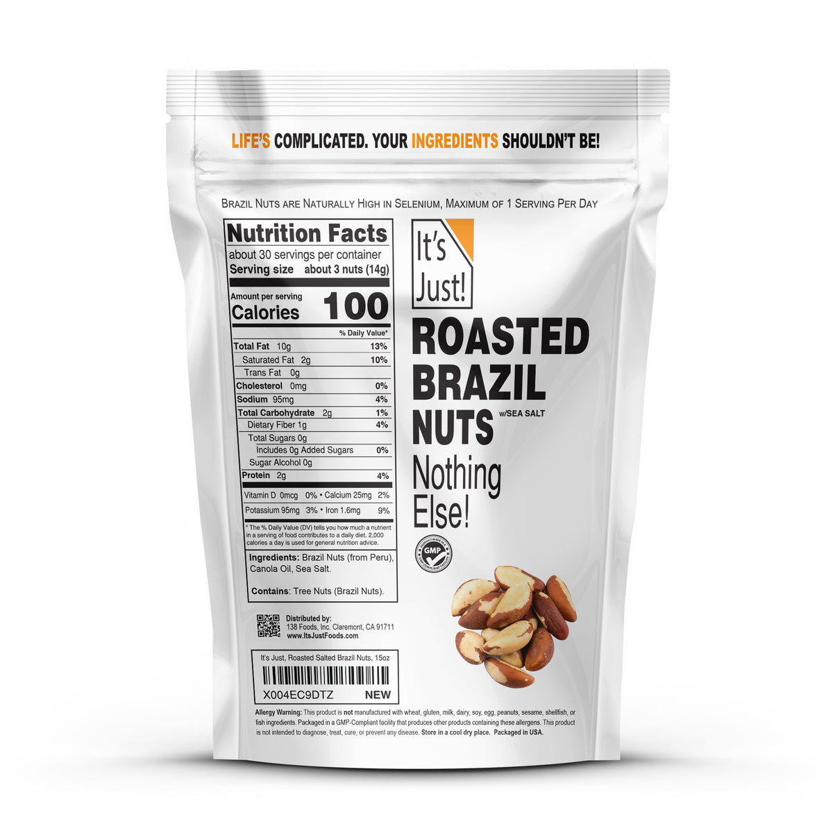It's Just! - Salted Brazil Nuts