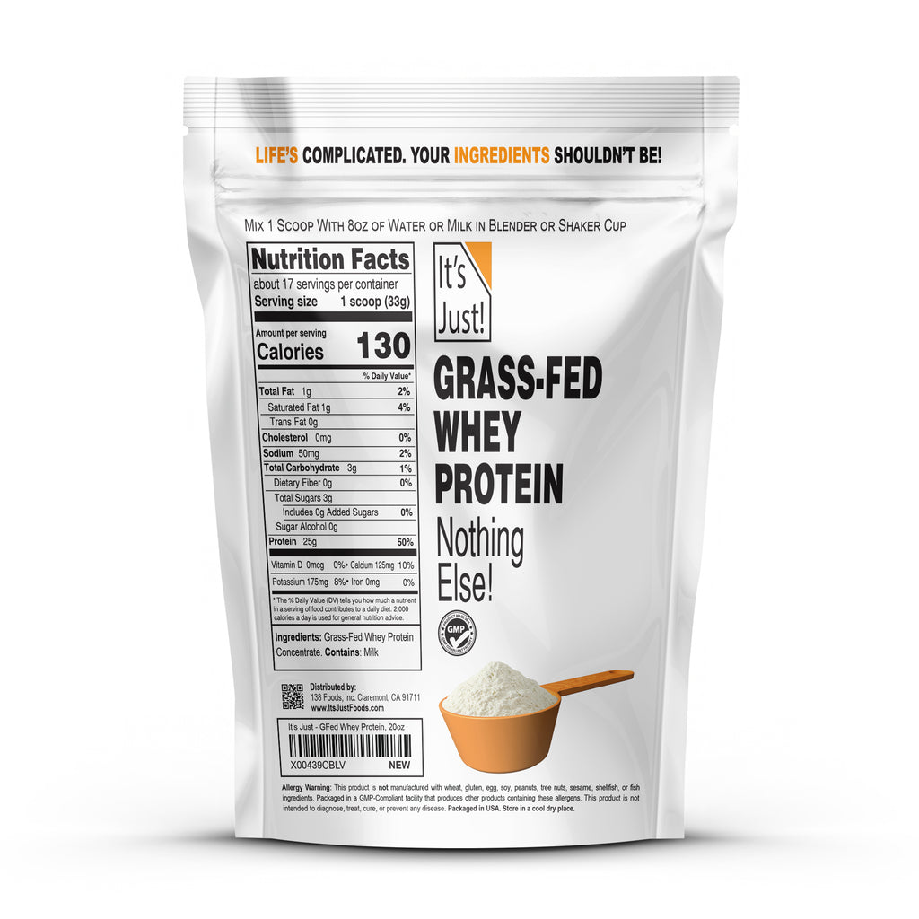 It's Just! - Grass-Fed Whey Protein Concentrate