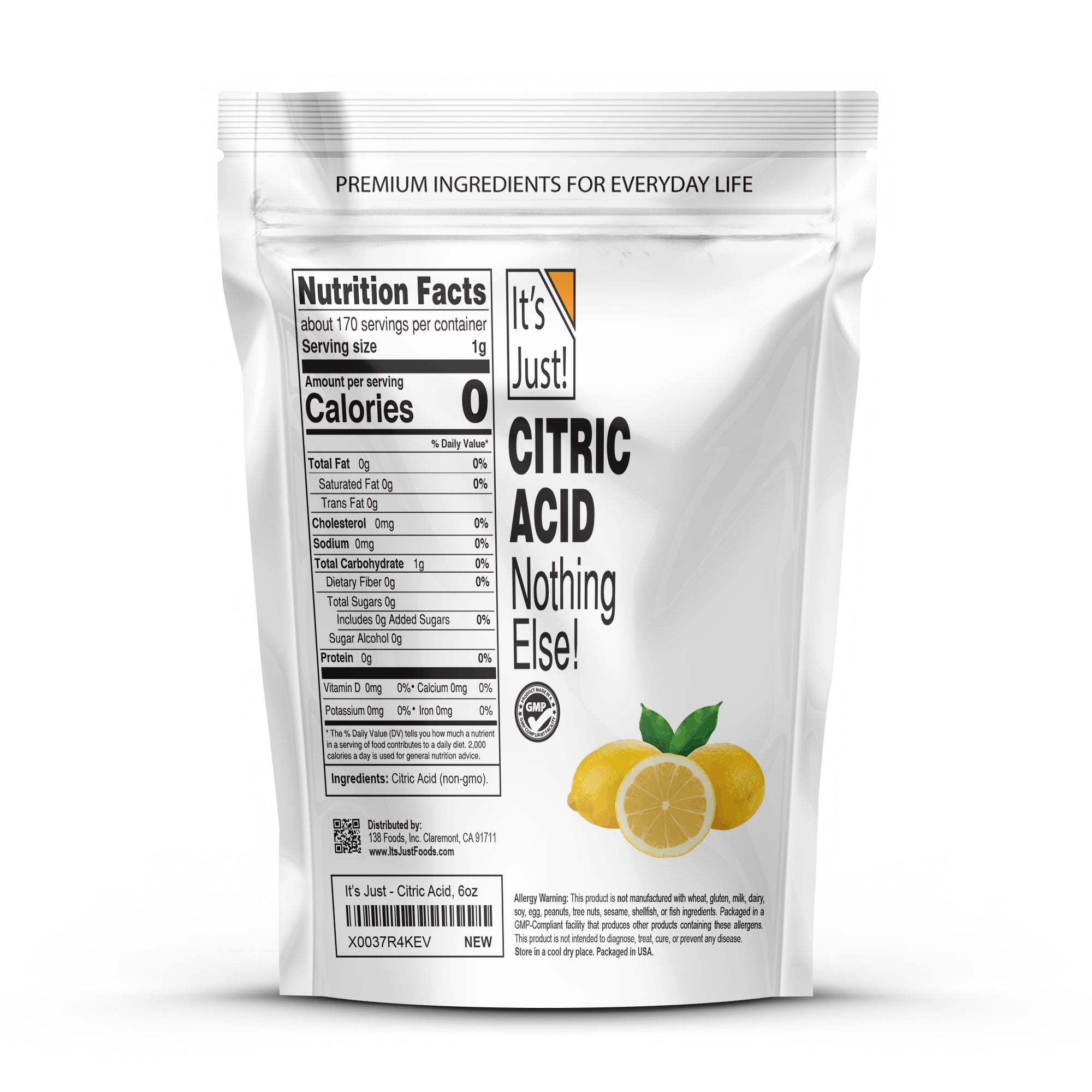 It's Just! - Citric Acid