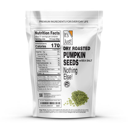 It's Just! - Dry Roasted Pumpkin Seeds