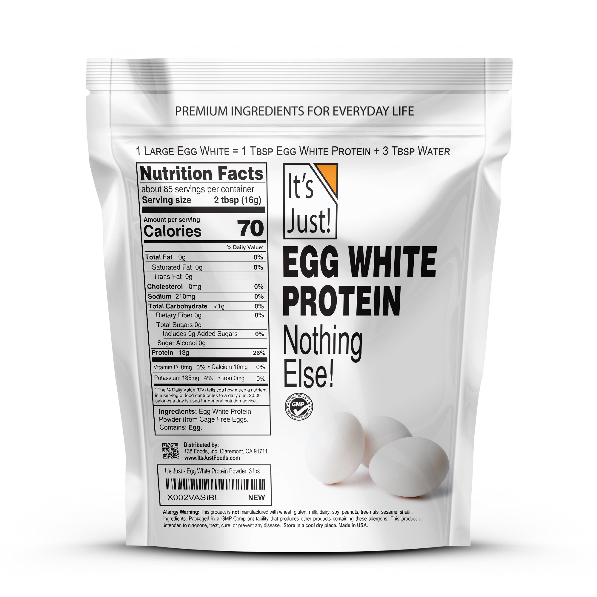 It's Just! - Egg White Protein