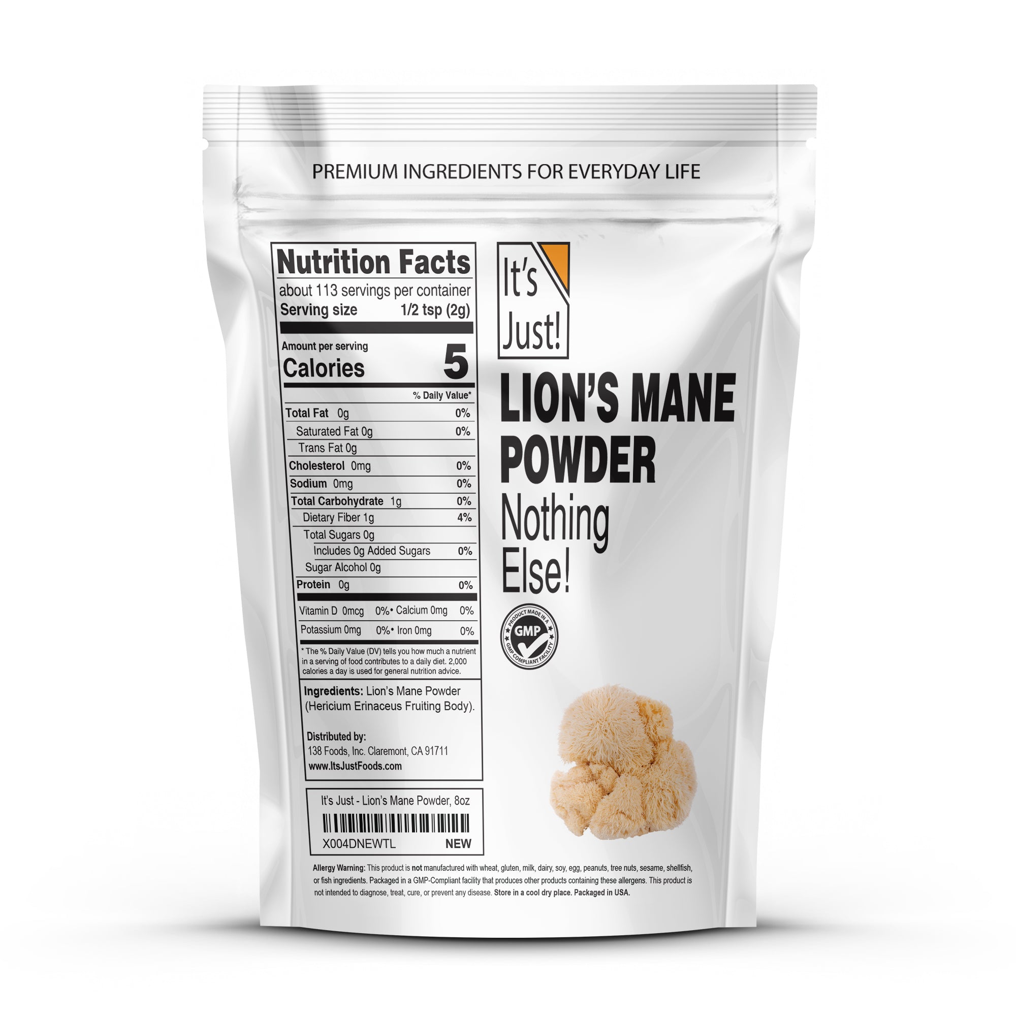 It's Just! - Lion's Mane Powder