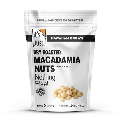 It's Just! - Macadamia Nuts Dry Roasted w/Sea Salt