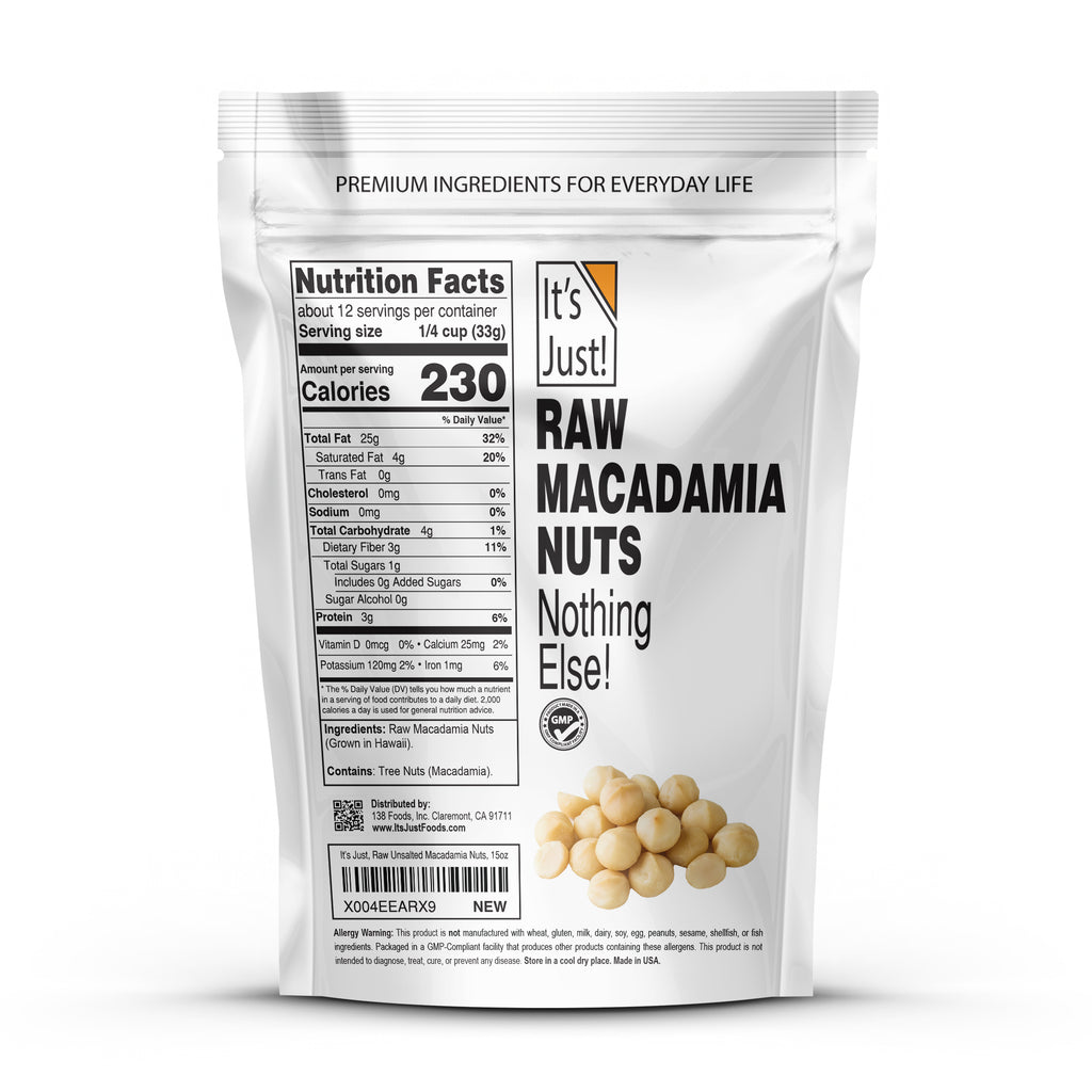 It's Just! - Raw Macadamia Nuts