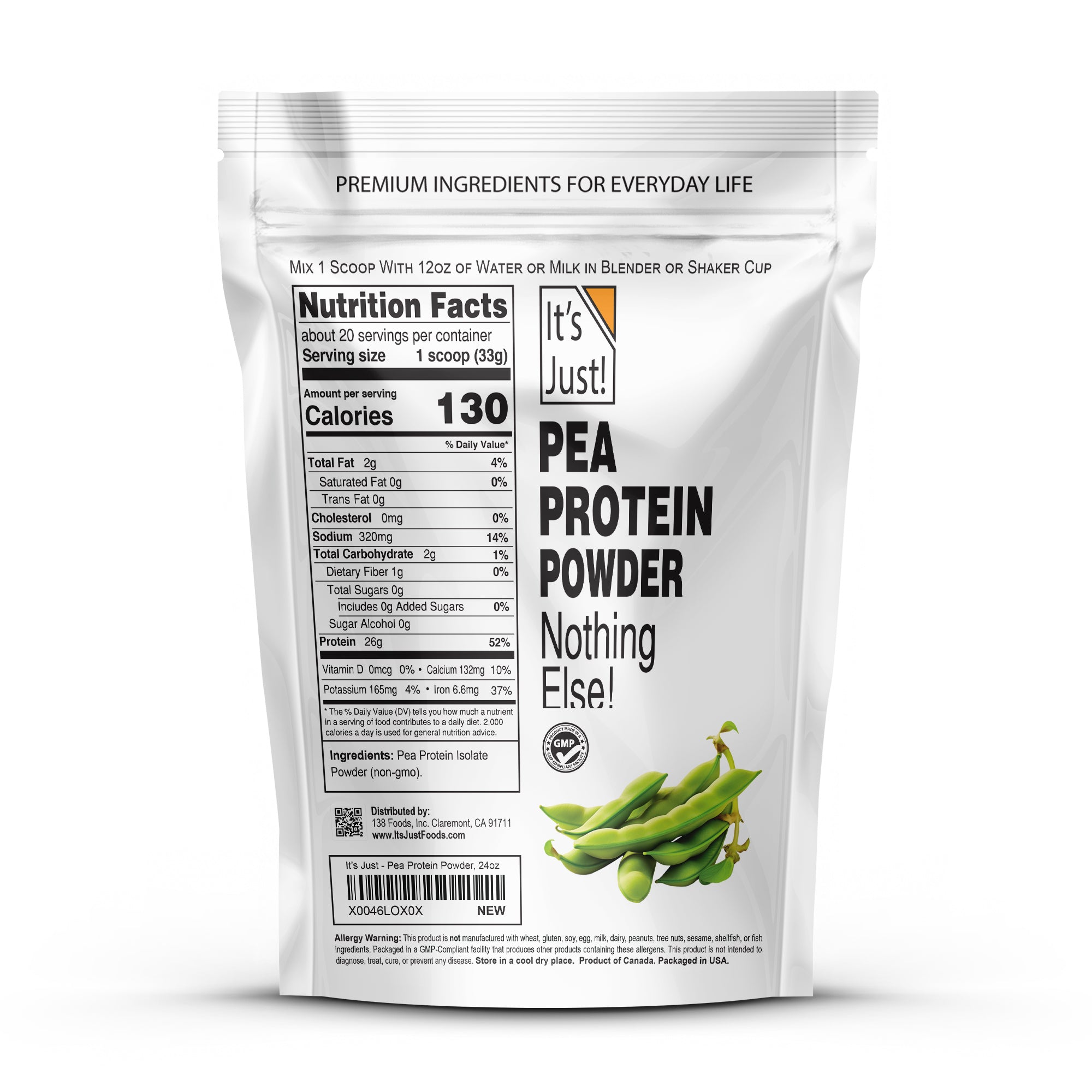 does pea protein have glutathione Powder (Non-GMO), 7 lbs (3.17 kg) Bottle PURIS Pantrys plant protein powder has only one ingredient derived from certified organic yellow peas 100% Pea Protein Pro Isolate