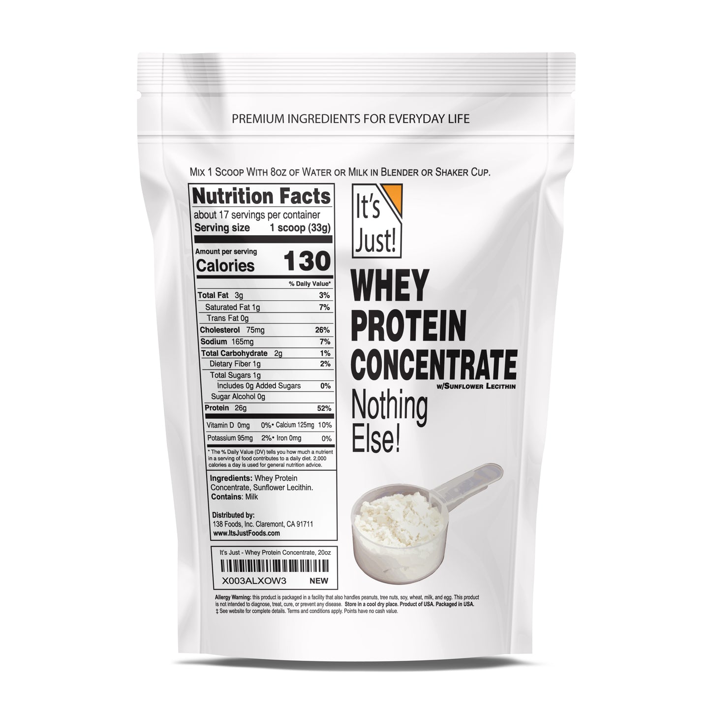It's Just! - Whey Protein Concentrate