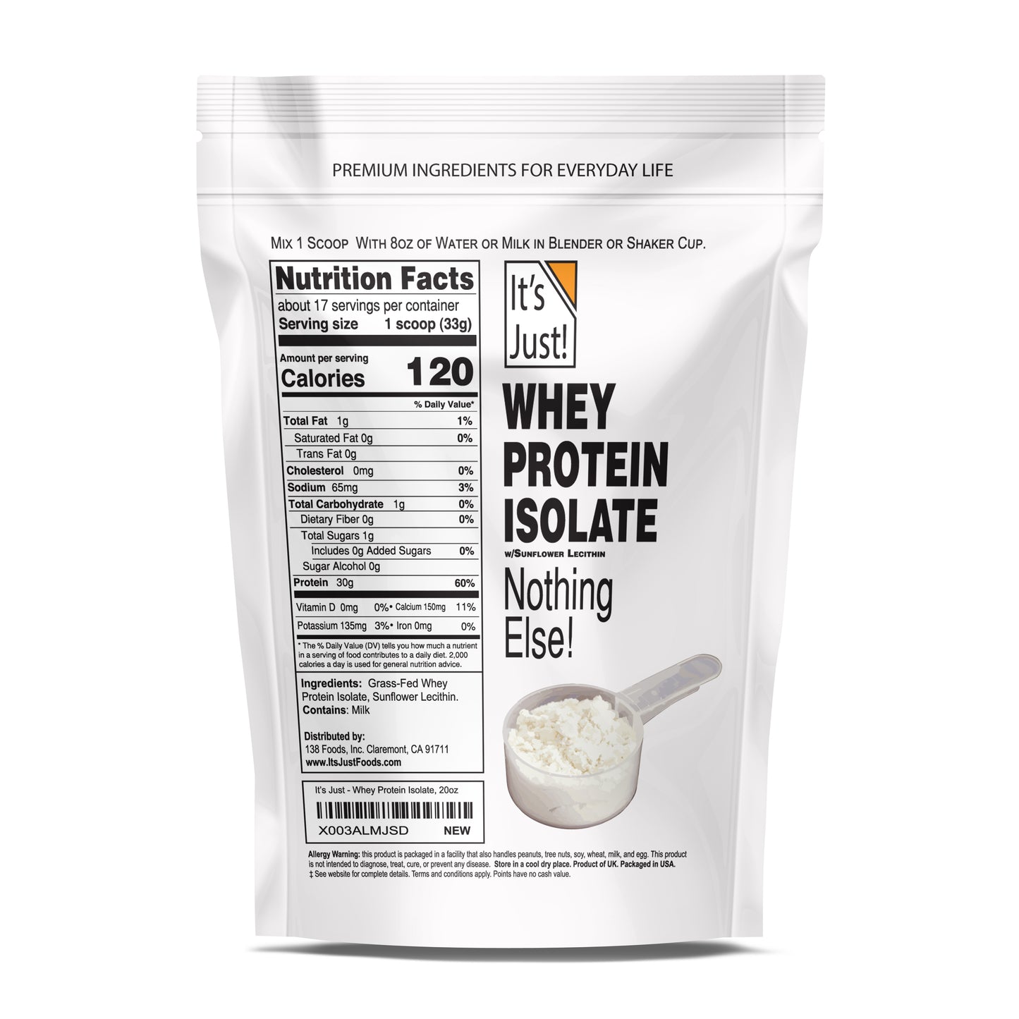 It's Just! - Whey Protein Isolate