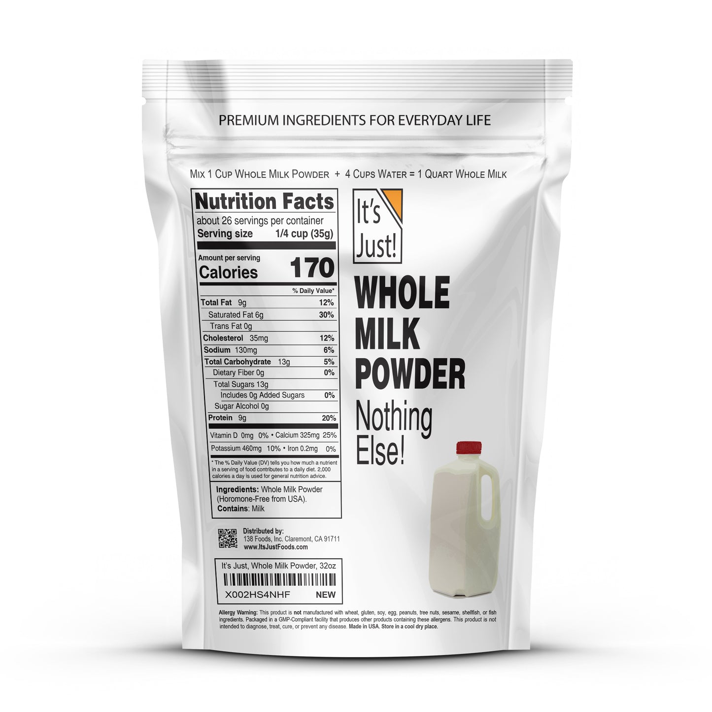 It's Just! - Whole Milk Powder