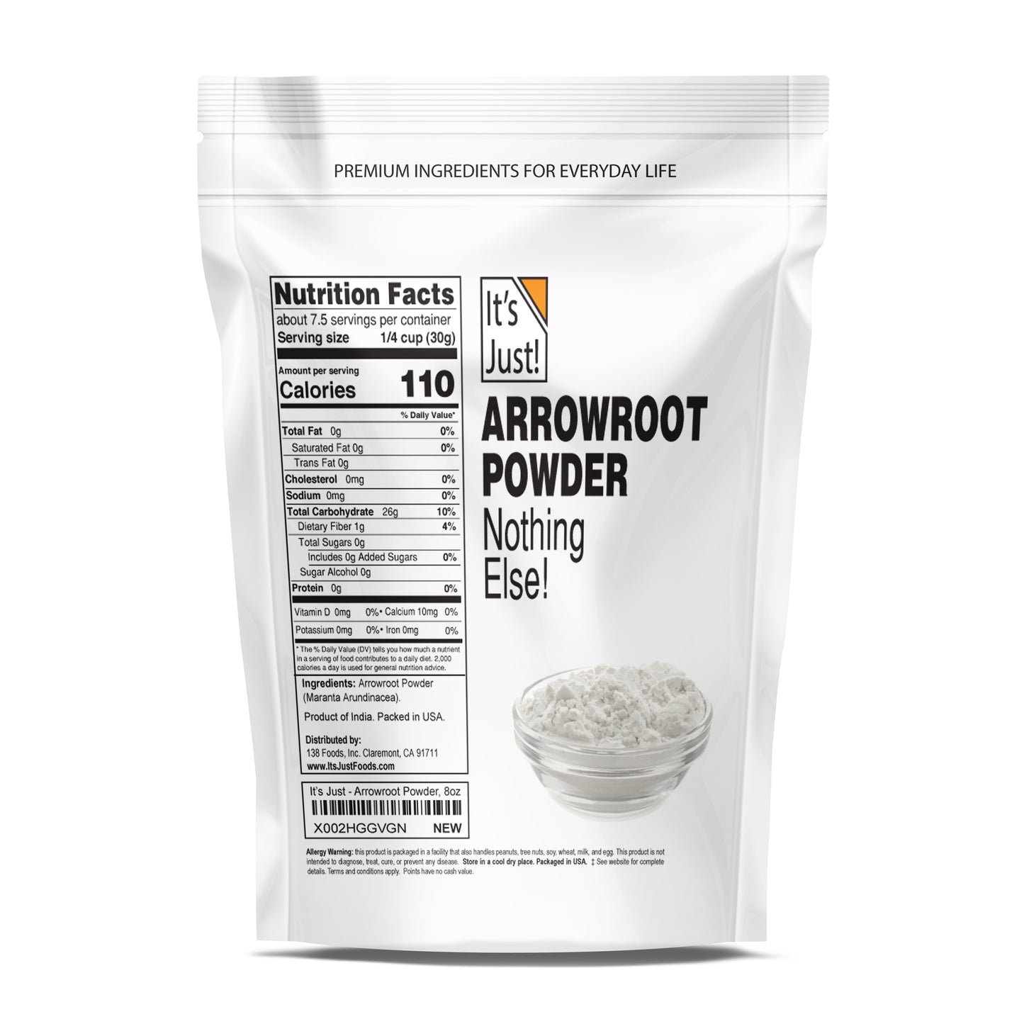 It's Just! - Arrowroot Powder