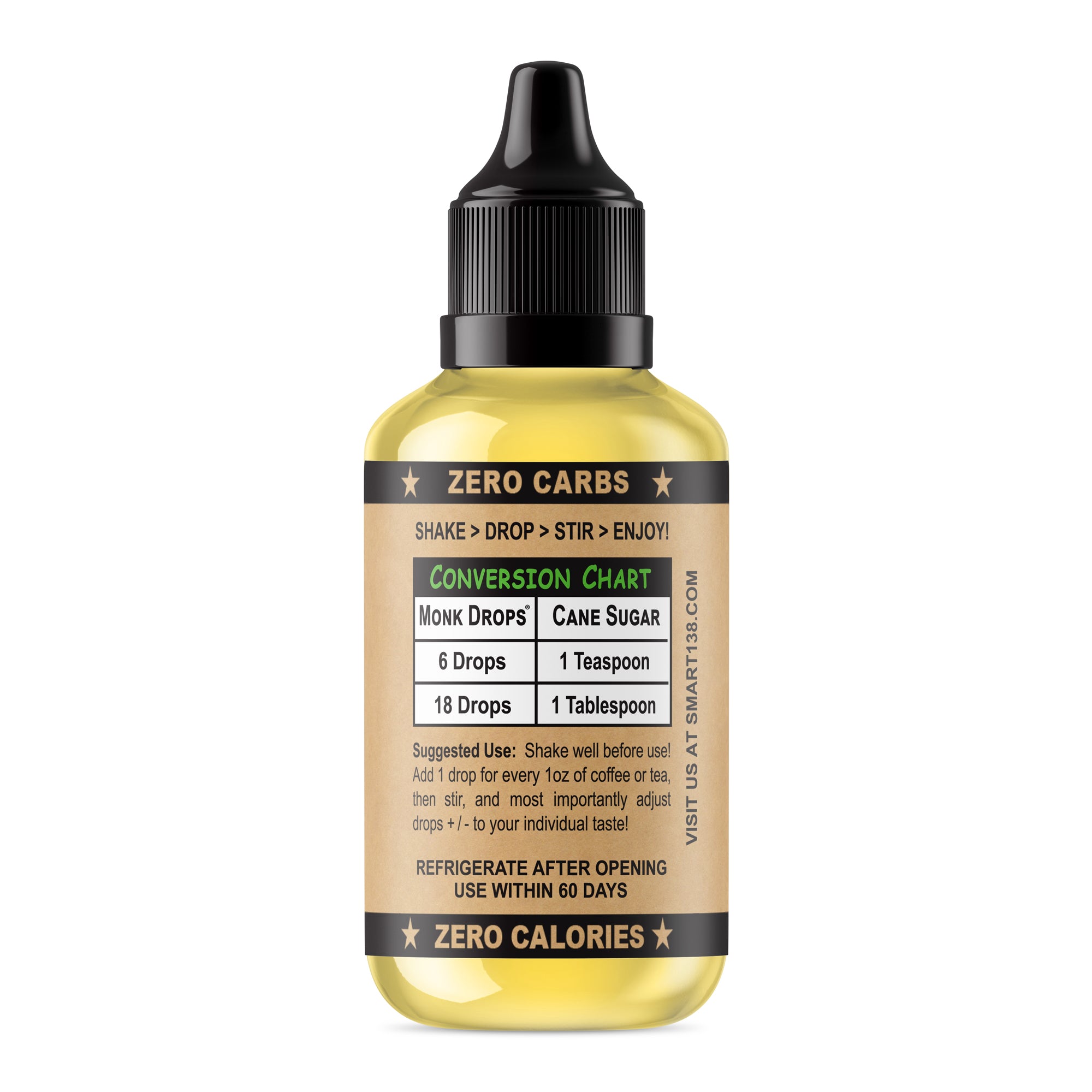 Monk Drops (Liquid Monkfruit Extract) - 138 Foods, Inc