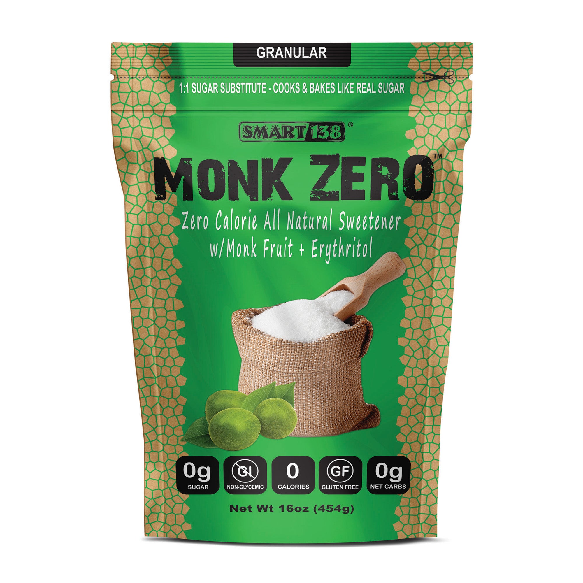 Monk Zero - Monkfruit Sweetener – 138 Foods, Inc.