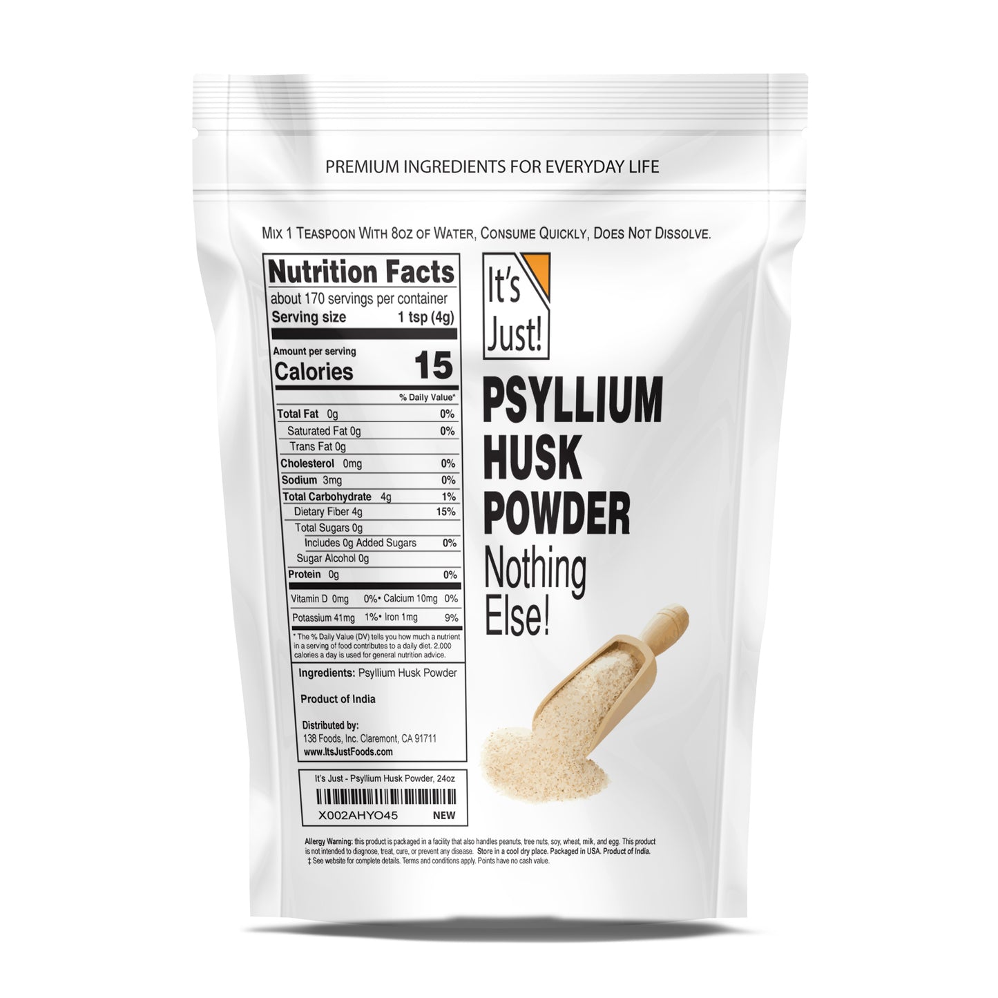 It's Just! - Psyllium Husk Powder