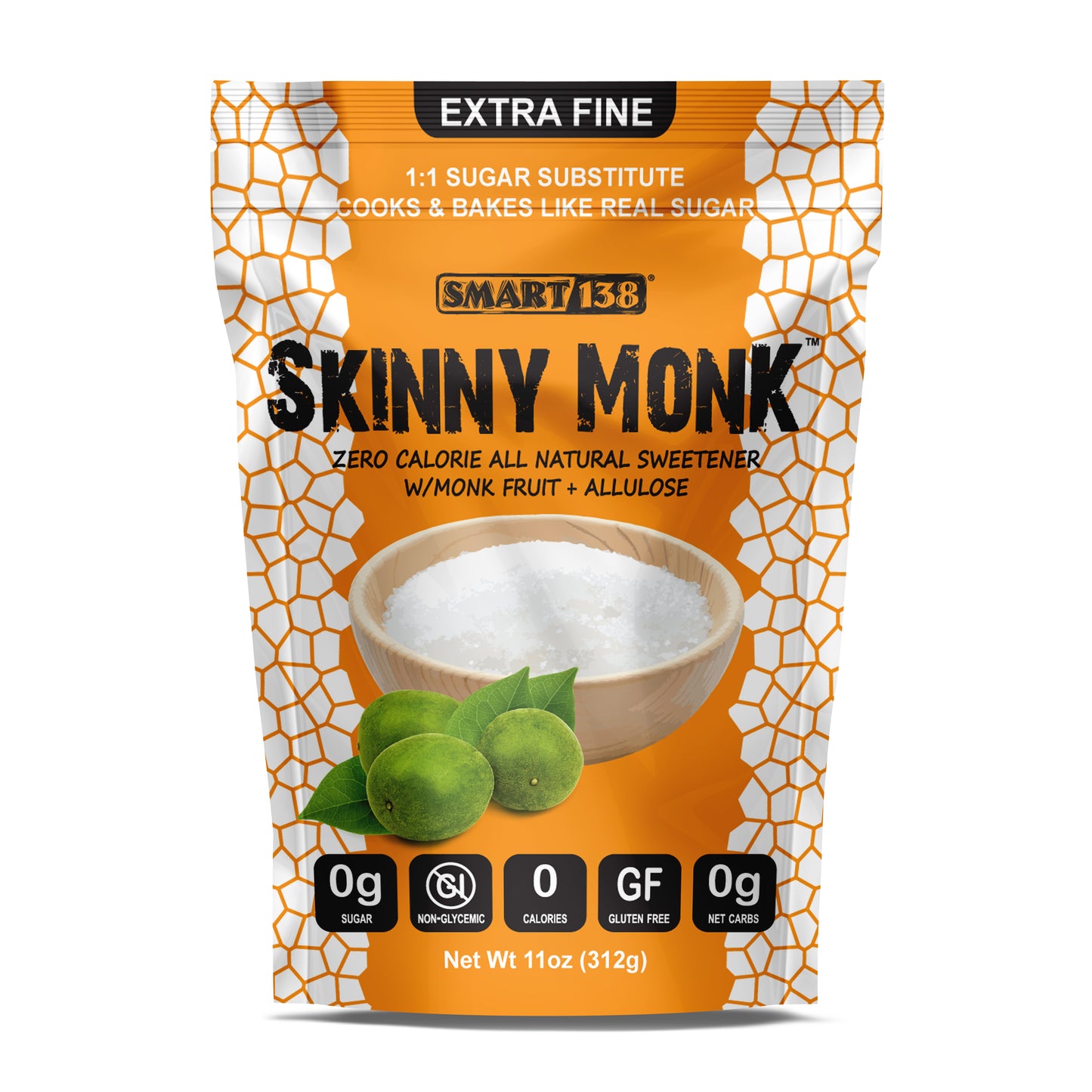 Skinny Monk Sweetener (Granular) - 138 Foods, Inc