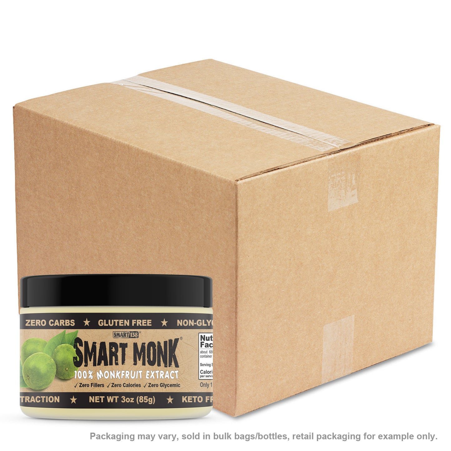Bulk - SmartMonk, 100% Monkfruit Sweetener